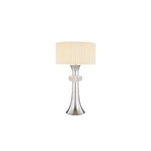  Ambience 12356 77 1 Light Table Lamp in Chrome and Glass 