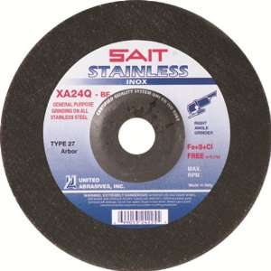 United Abrasives/SAIT 24210 Type 27 4 1/2 Inch by 1/4 Inch by 7/8 Inch 