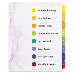  Avery Designer Ready Index Table of Contents Divider 