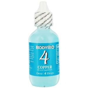  Body Bio   Liquid Minerals Copper 4 0.5 mg.   2 oz 