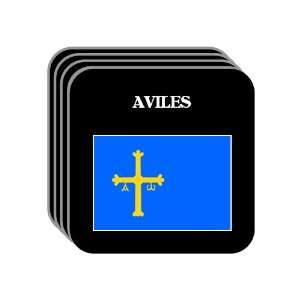  Asturias   AVILES Set of 4 Mini Mousepad Coasters 