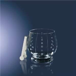   Cheers Selections Ice Bucket with Tongs Dot Pattern