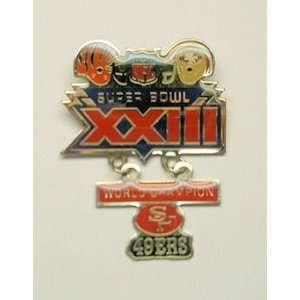  Super Bowl XXIII Pin 1989
