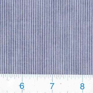  60 Wide Shirting Navy/ White Baby Cord Fabric By The 