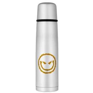  Large Thermos Bottle Smiley Face Smirk 