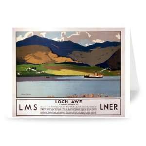  Loch Awe   Norman Wilkinson LNER   Greeting Card (Pack of 