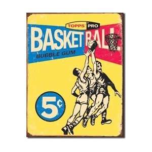 Basketball Tin Sign 