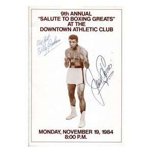   Autographed Salute to Boxing Greats Program