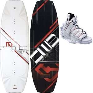  CWB Pure Wakeboard 141 w/ Edge Bindings Mens Sz 141cm L XL 