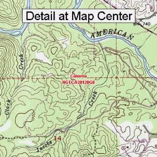   Map   Coloma, California (Folded/Waterproof)