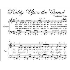   Paddy Upon the Canal Easy Piano Sheet Music Traditional Celtic Books
