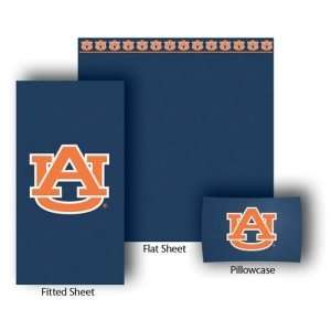  Auburn Tigers NCAA Sheet Set (Twin/Twin XL) Sports 