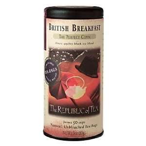  Republic of Tea British Breakfast (50 Tea Bags) Health 
