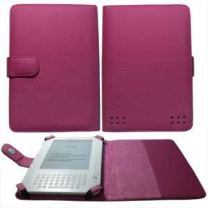 Pink Leather Pouch Cover For E Book Kindle 2 Accessory  