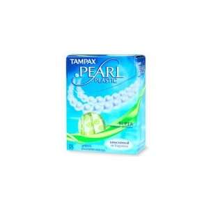  Tampax Pearl Plastic Super Unscented, 18 ct Health 