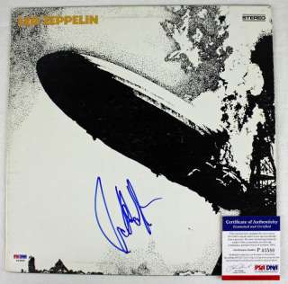 JOHN PAUL JONES LED ZEPPELIN SIGNED ALBUM COVER PSA/DNA #P43580  