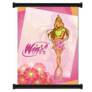  Winx Club Flora Cartoon Wall Scroll Fabric Poster (16x21 