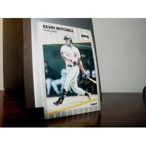  1989 Fleer # 336 Kevin Mitchell San Francisco Giants 