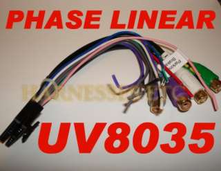 PHASE LINEAR UV8035 DVD Screen Wire Harness Plug NEW  