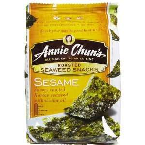 Annie Chuns Sesame Seaweed Snacks, 0.35 oz, 12 ct (Quantity of 2)