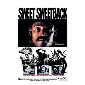  Sweet Sweetbacks Baadasssss Song Movie Poster Archive 