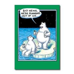  Funny Merry Christmas Card Out Of Ice Humor Greeting 