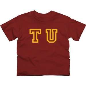  Tuskegee Golden Tigers Youth Wordmark Logo T Shirt 