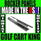 NEW EZGO TXT Golf Cart Diamond Plate Full Rocker Panels