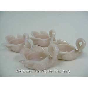  Crown Tuscan Set of 4 Baby Swans Baby
