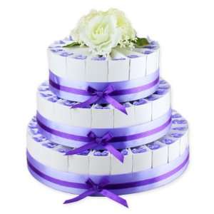  Lavender Turrets of Love Favor Cakes   2 Tiers Wedding 