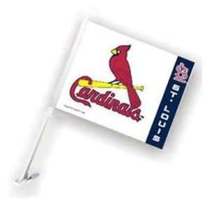 St. Louis Cardinals Car Flag Vibrant Colors & Features the Team Logo 