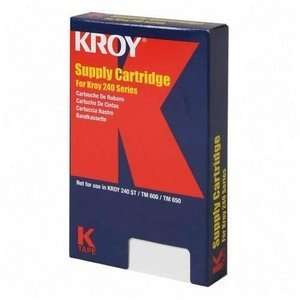  Kroy 2227516   Duratype 240 Series Labeling Tape, 1/2 x 