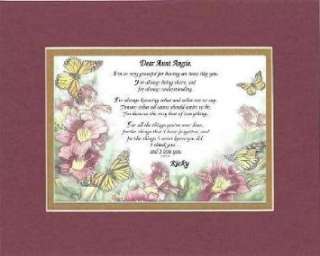  Personalized Touching and Heartfelt Poem for Aunts   Dear Aunt 