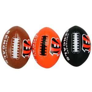  NFL Cincinnati Bengals Softee 3 Ball Set Sports 
