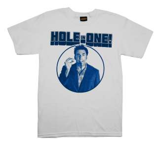 Seinfeld Cosmo Kramer Hole In One Funny TV Show T Shirt Tee  