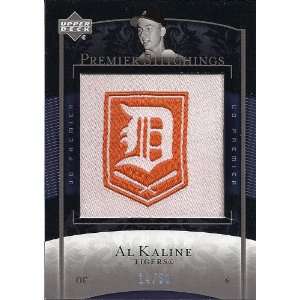  Al Kaline premier Stitchings.