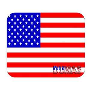  US Flag   Dumas, Texas (TX) Mouse Pad 