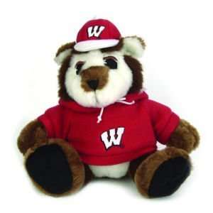  Wisconsin Badgers Bucky Badger 9in Plush Mascot Sports 
