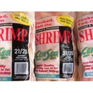 Cen Sea Shrimp Large Cooked Tail On 21 25 Count 2 lb. Bag