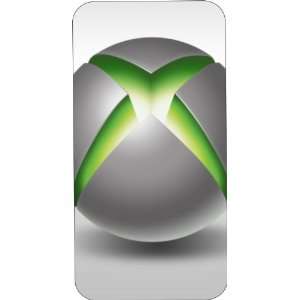 White Hard Plastic Case Custom Designed Xbox Round Ball iPhone Case 