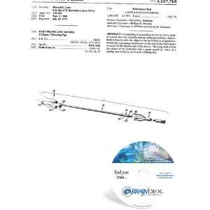  NEW Patent CD for DART PROPELLING DEVICE 