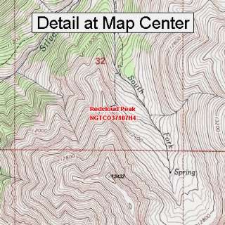  USGS Topographic Quadrangle Map   Redcloud Peak, Colorado 