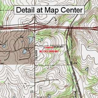   Quadrangle Map   Olathe, Kansas (Folded/Waterproof)