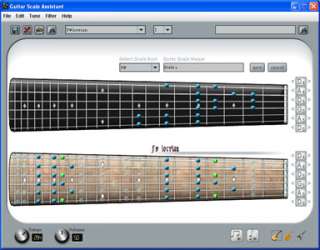   in alternate tunings listen to scales individually or over chords