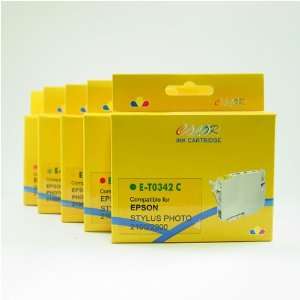  5 Pack Epson T034 Compatible Color Ink Cartridges (1C, 1M 