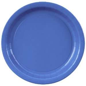 True Blue Paper Dinner Plates