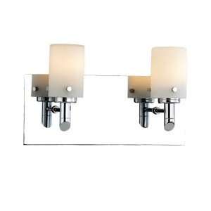 By Alico Lighting Balcon Collection Chrome Finish Double 