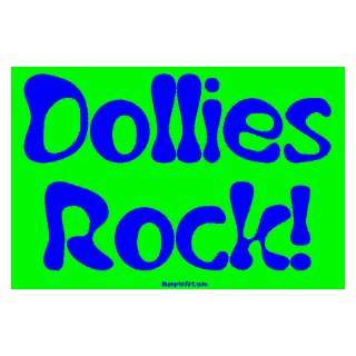  Dollies Rock Large Bumper Sticker Automotive
