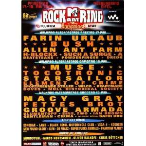 ROCK AM RING & IM PARK   Alterna Stage 2002   CONCERT   POSTER from 