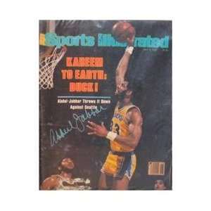  Kareem Abdul Jabbar autographed Sports Illustrated 